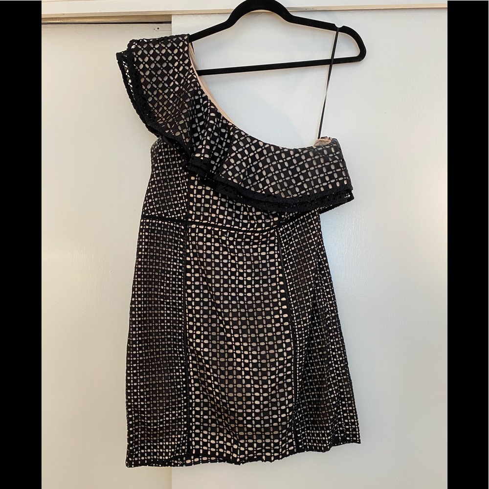 J Crew One-Shoulder Cocktail Dress